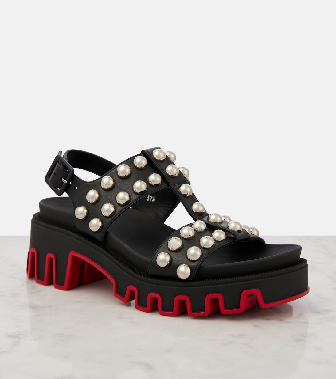 Sandali Duniclou in pelle con borchie | Christian Louboutin