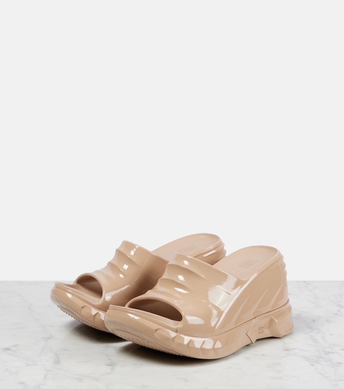Marshmallow wedge slides | Givenchy