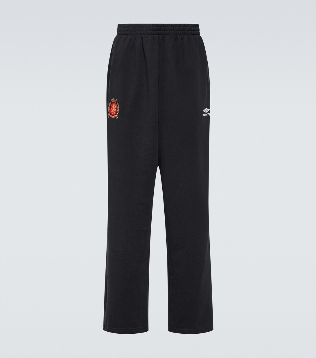 Cotton jersey sweatpants in yellow Balenciaga Mytheresa