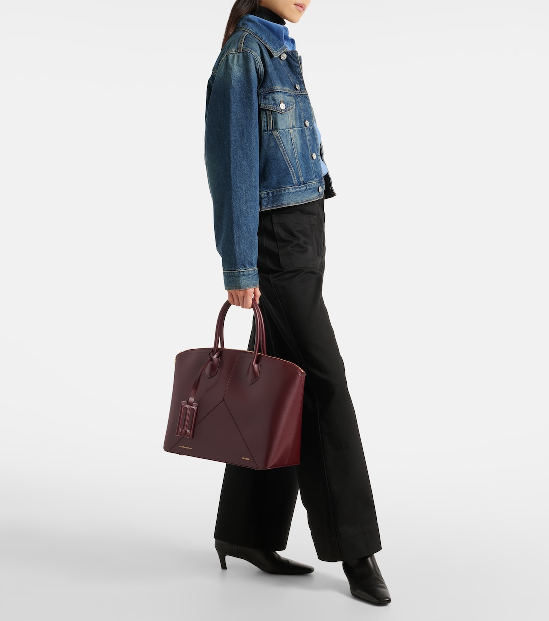 Victoria small leather tote bag | Victoria Beckham