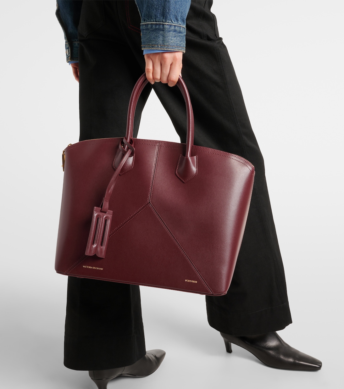 Victoria small leather tote bag | Victoria Beckham