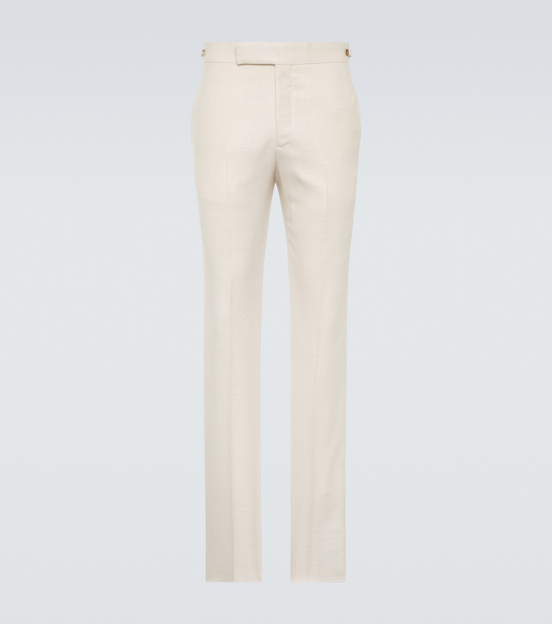 Pantalones slim Sebastian de lana y seda | Gabriela Hearst