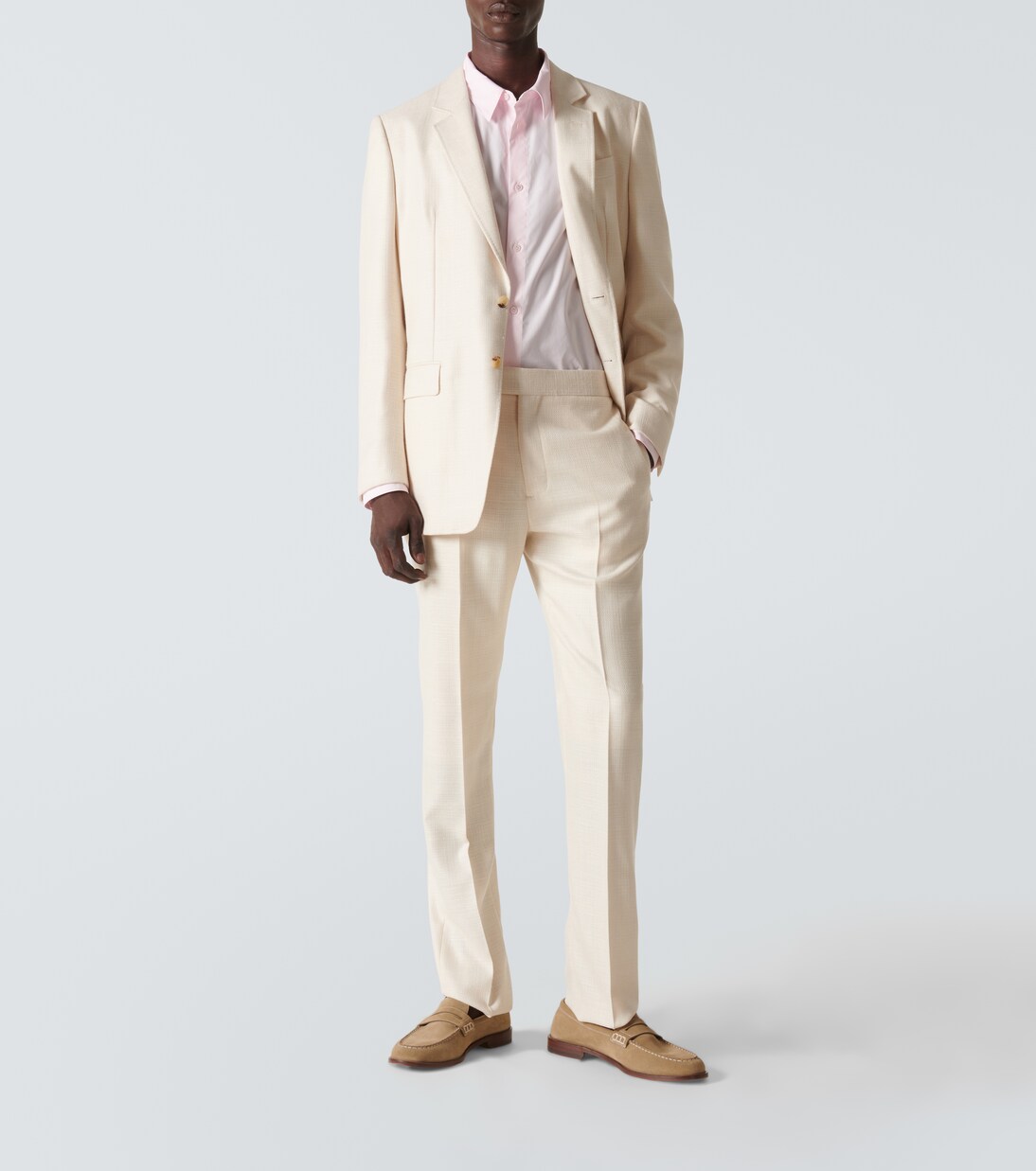 Pantalones slim Sebastian de lana y seda | Gabriela Hearst