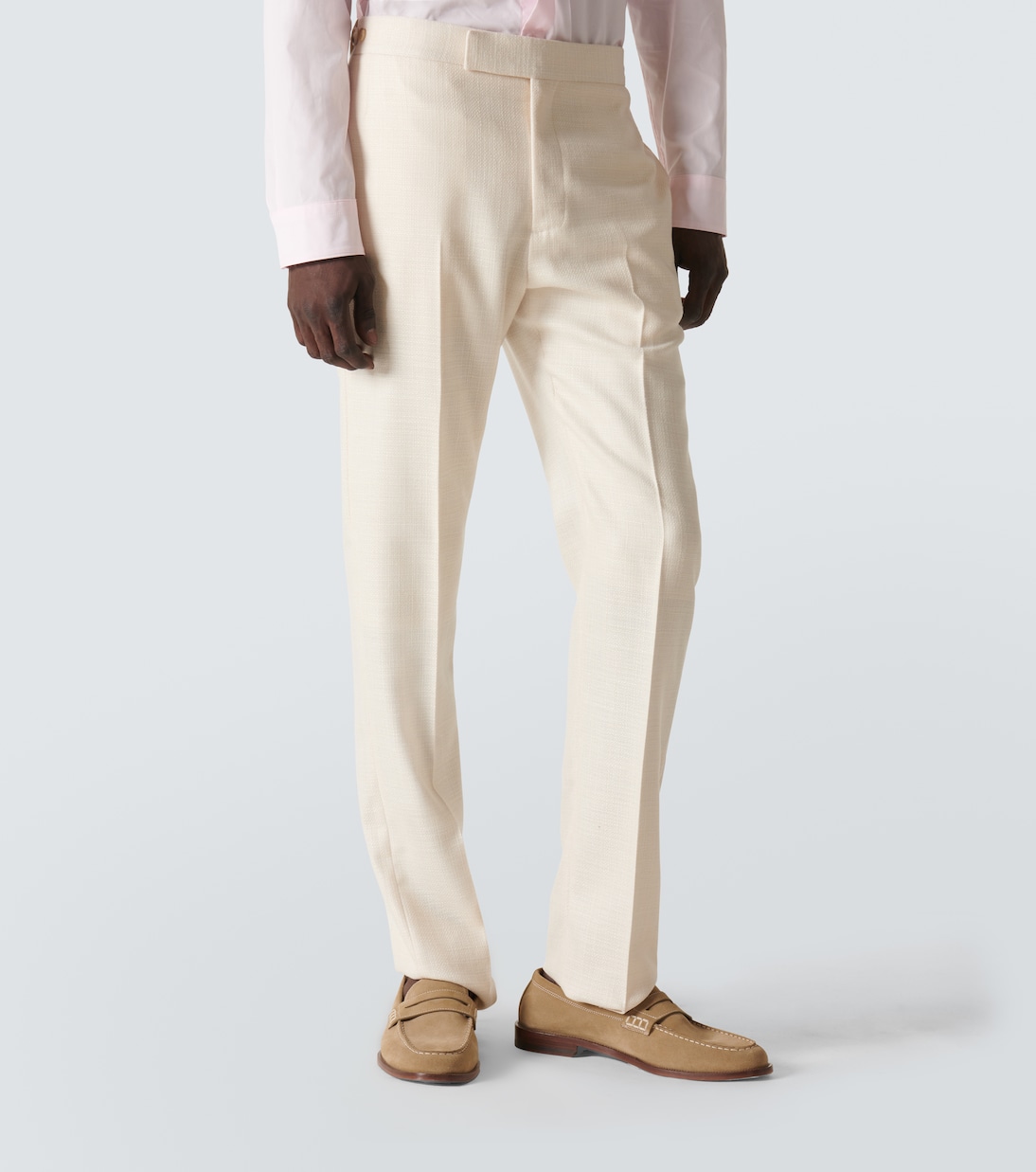 Pantalones slim Sebastian de lana y seda | Gabriela Hearst
