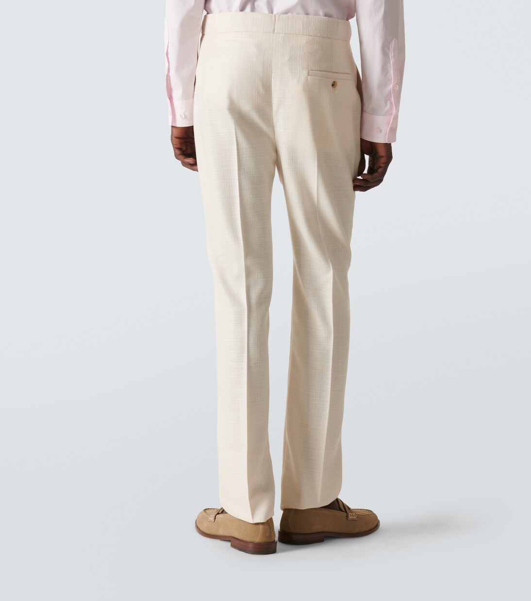 Pantalones slim Sebastian de lana y seda | Gabriela Hearst