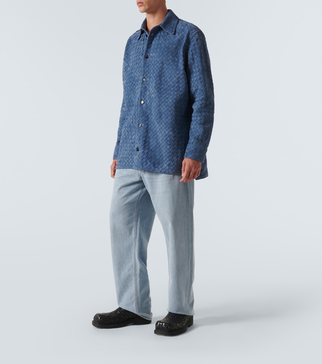 Camicia Intrecciato in pelle | Bottega Veneta