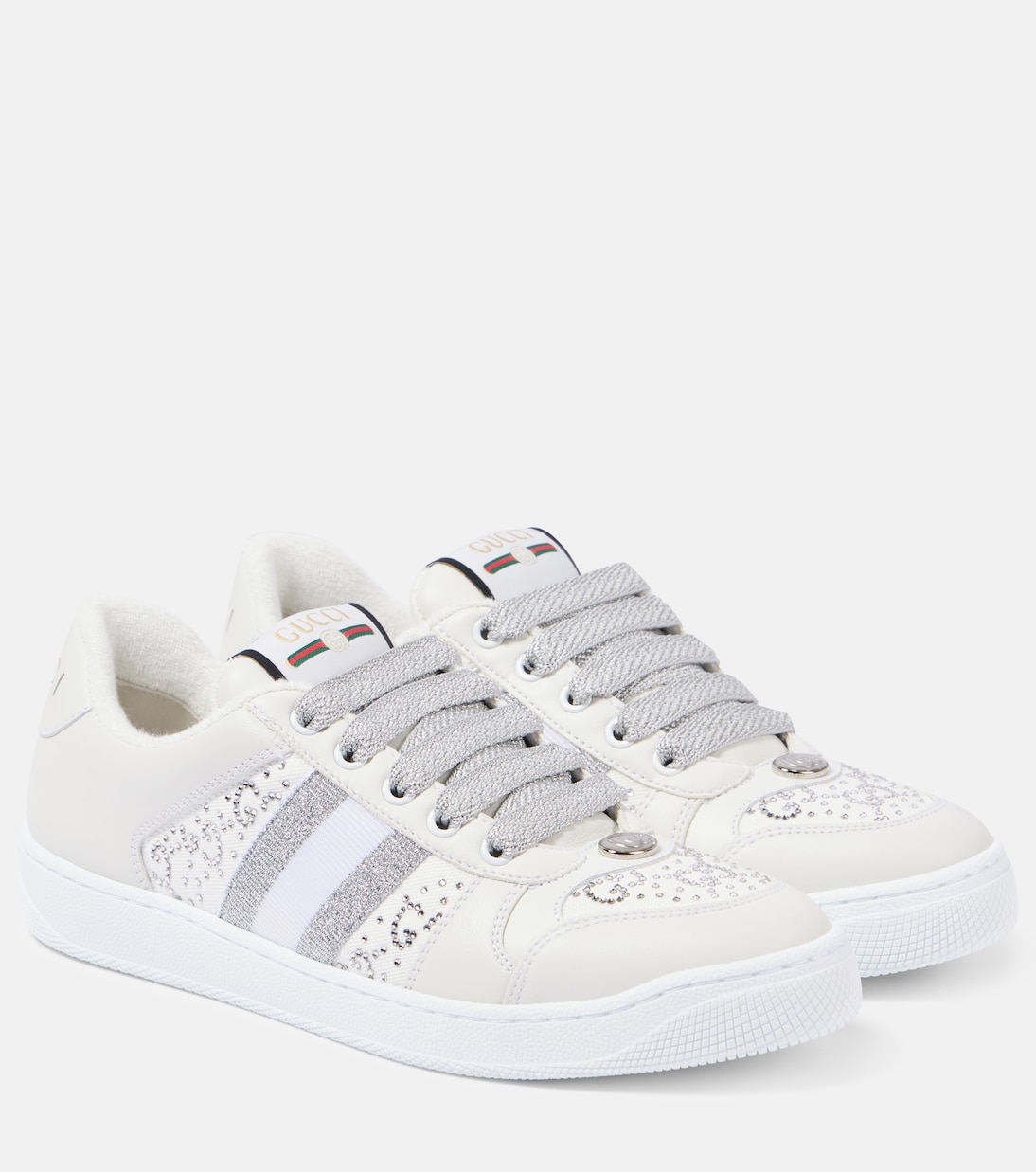 Gucci embellished trainers on sale