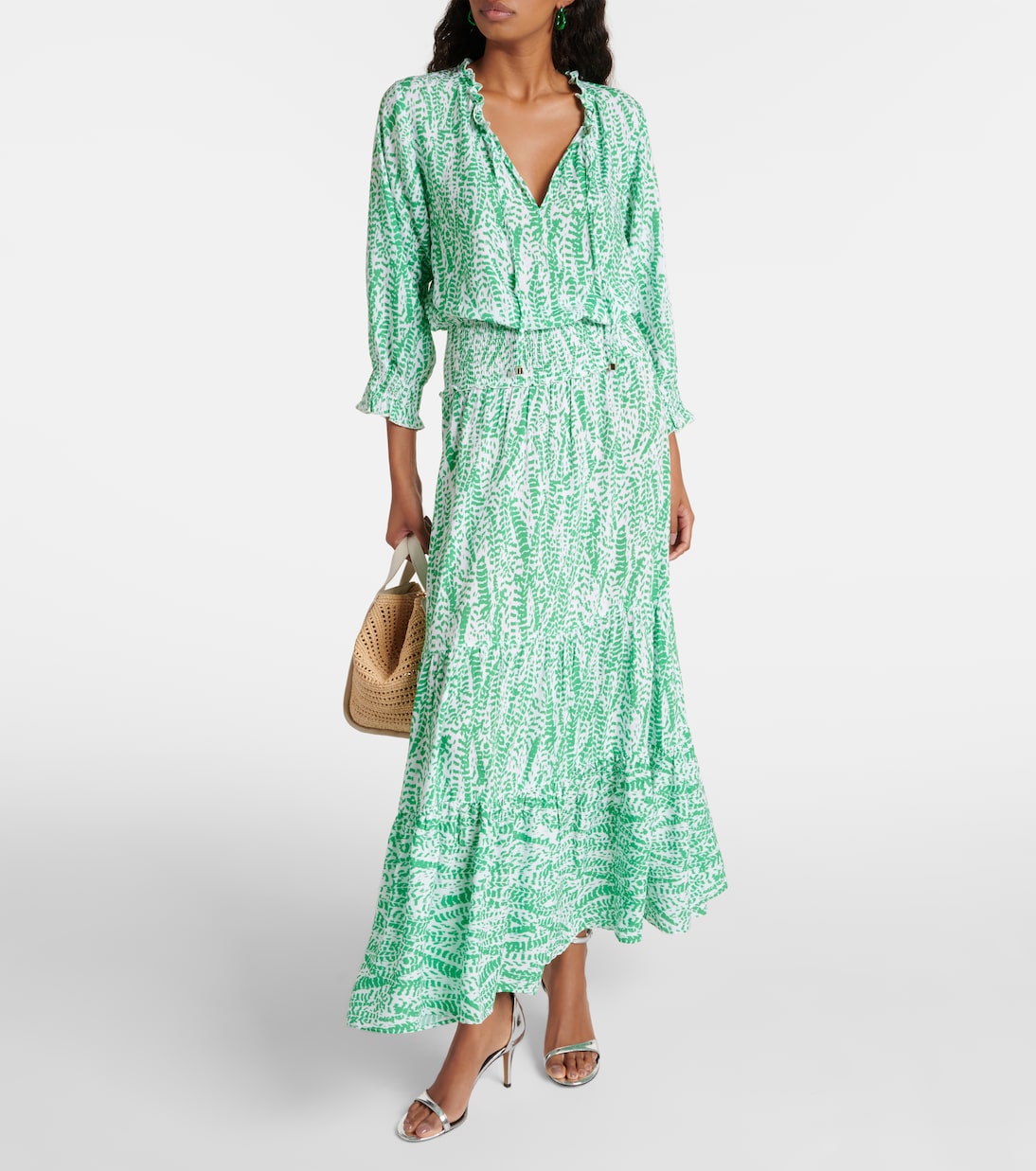 Vestido largo Belle Mare Plage estampado | Heidi Klein