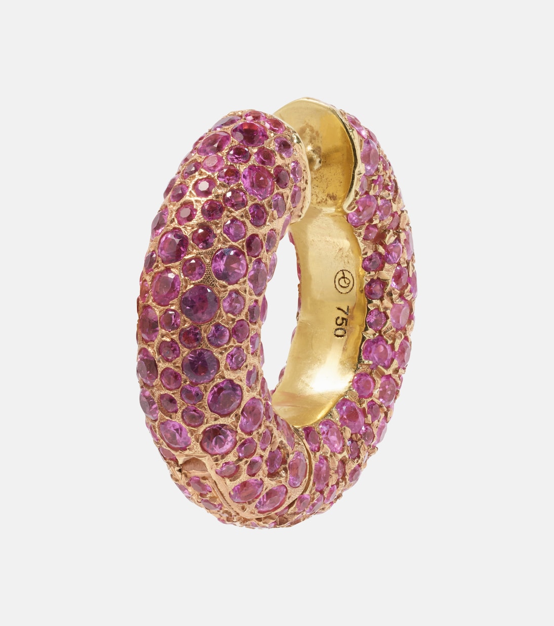 Boucles d'oreilles Blossom Bubble en or 18 ct et saphirs | Octavia Elizabeth