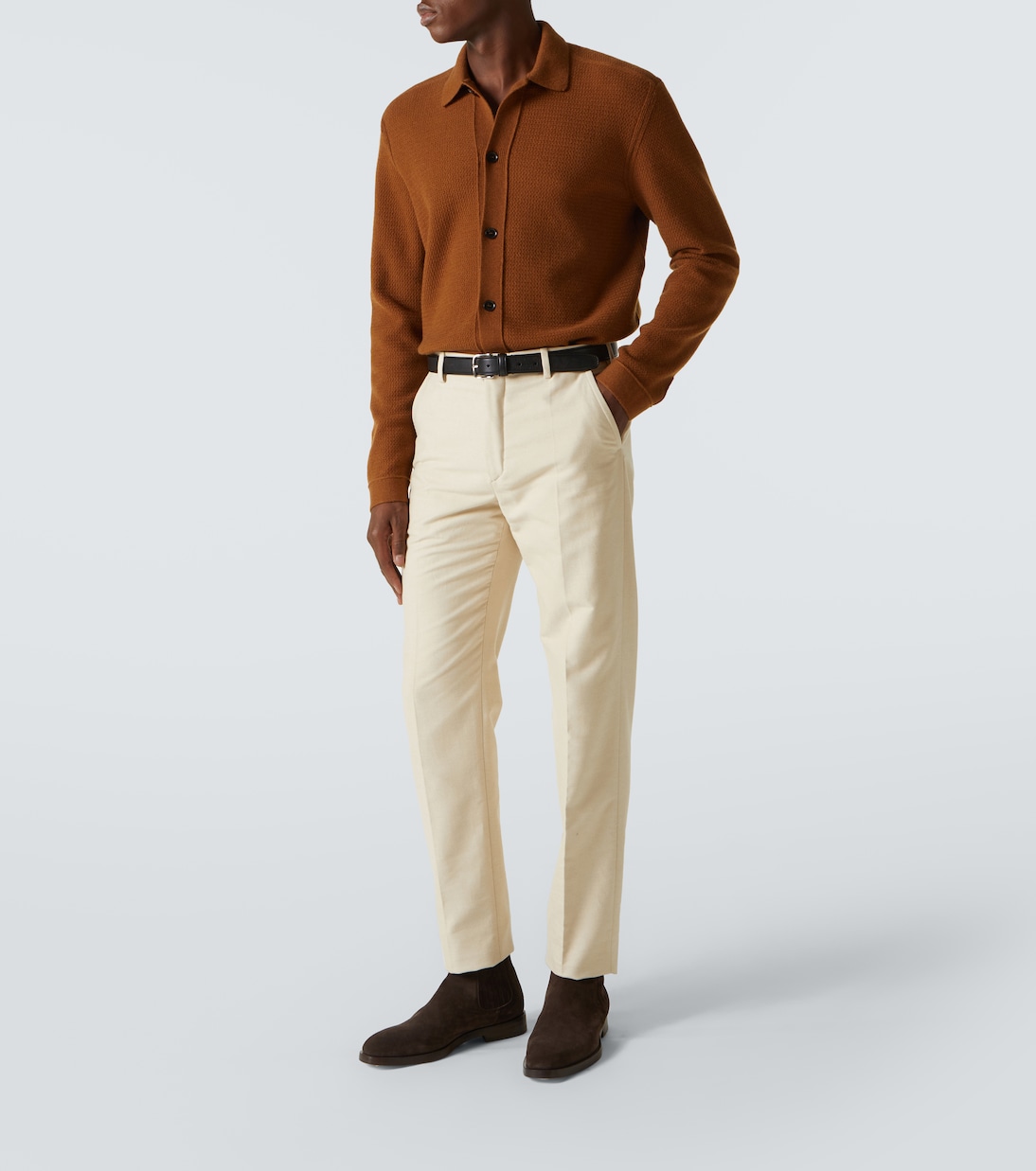 Pantalones rectos de algodón | Incotex
