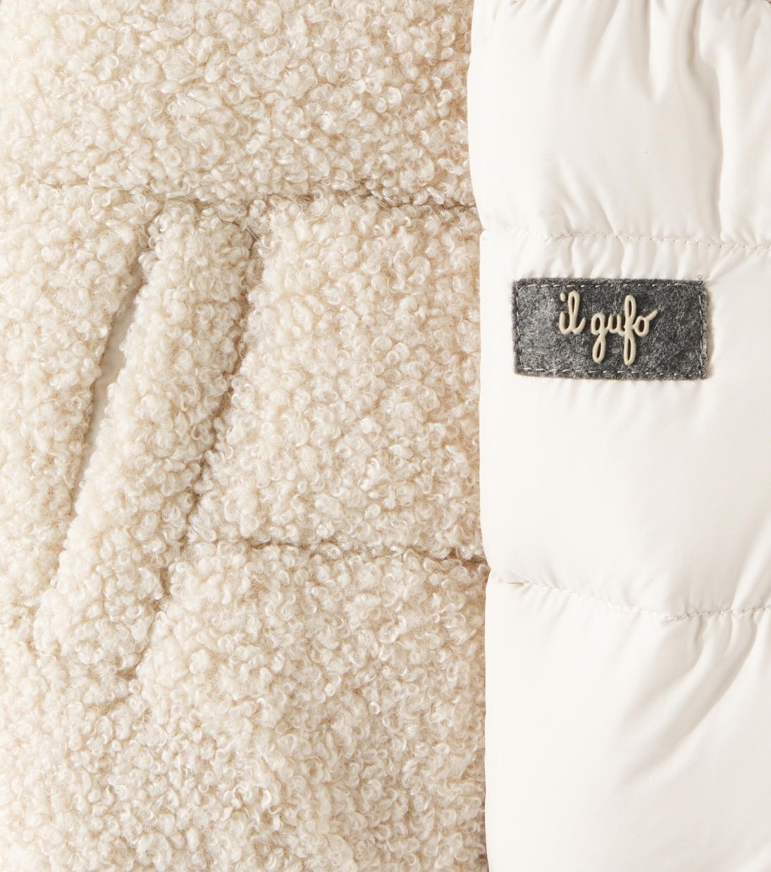 Baby Daunenjacke Baty aus Bouclé | Il Gufo