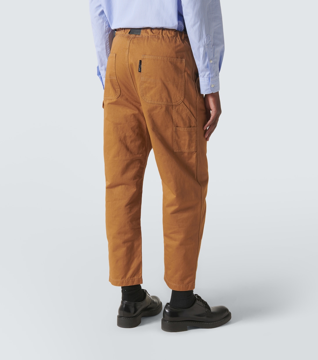 Pantalones rectos de algodón espigados | Comme des Garçons Homme