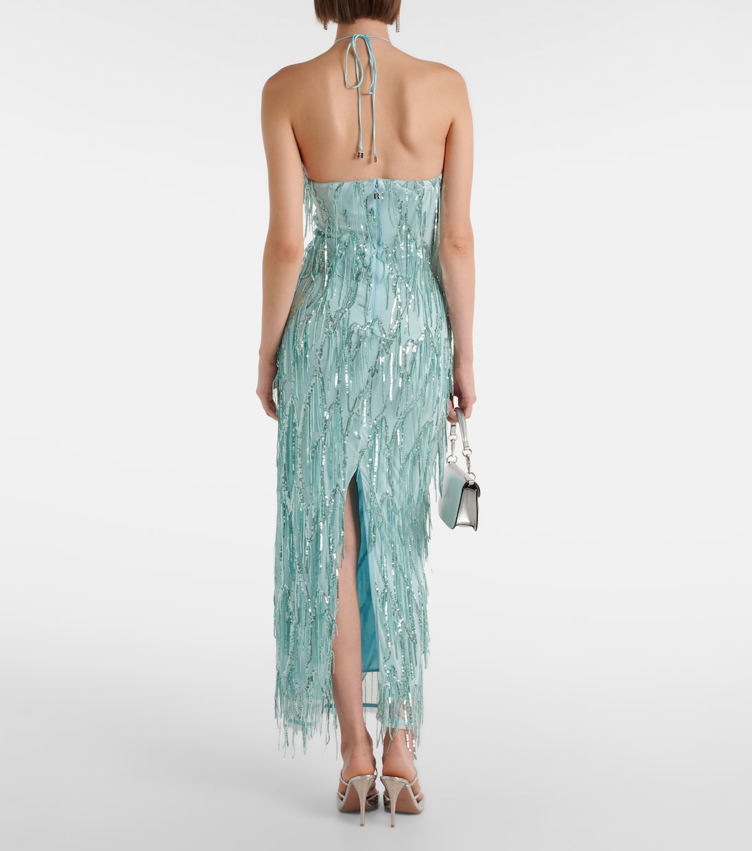 Maxikleid mit Pailletten | Rotate