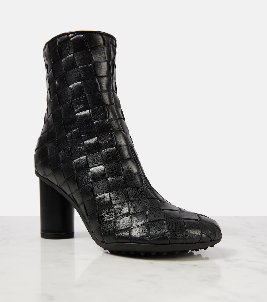 Bottines en cuir intrecciato | Bottega Veneta