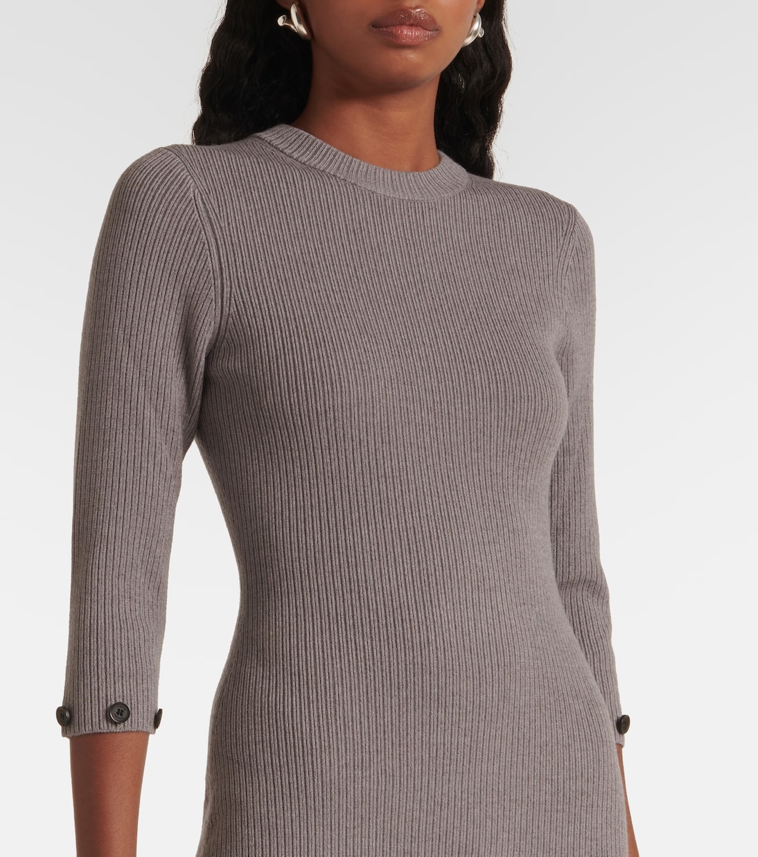 Abito midi Jocelyn in maglia a coste | Proenza Schouler