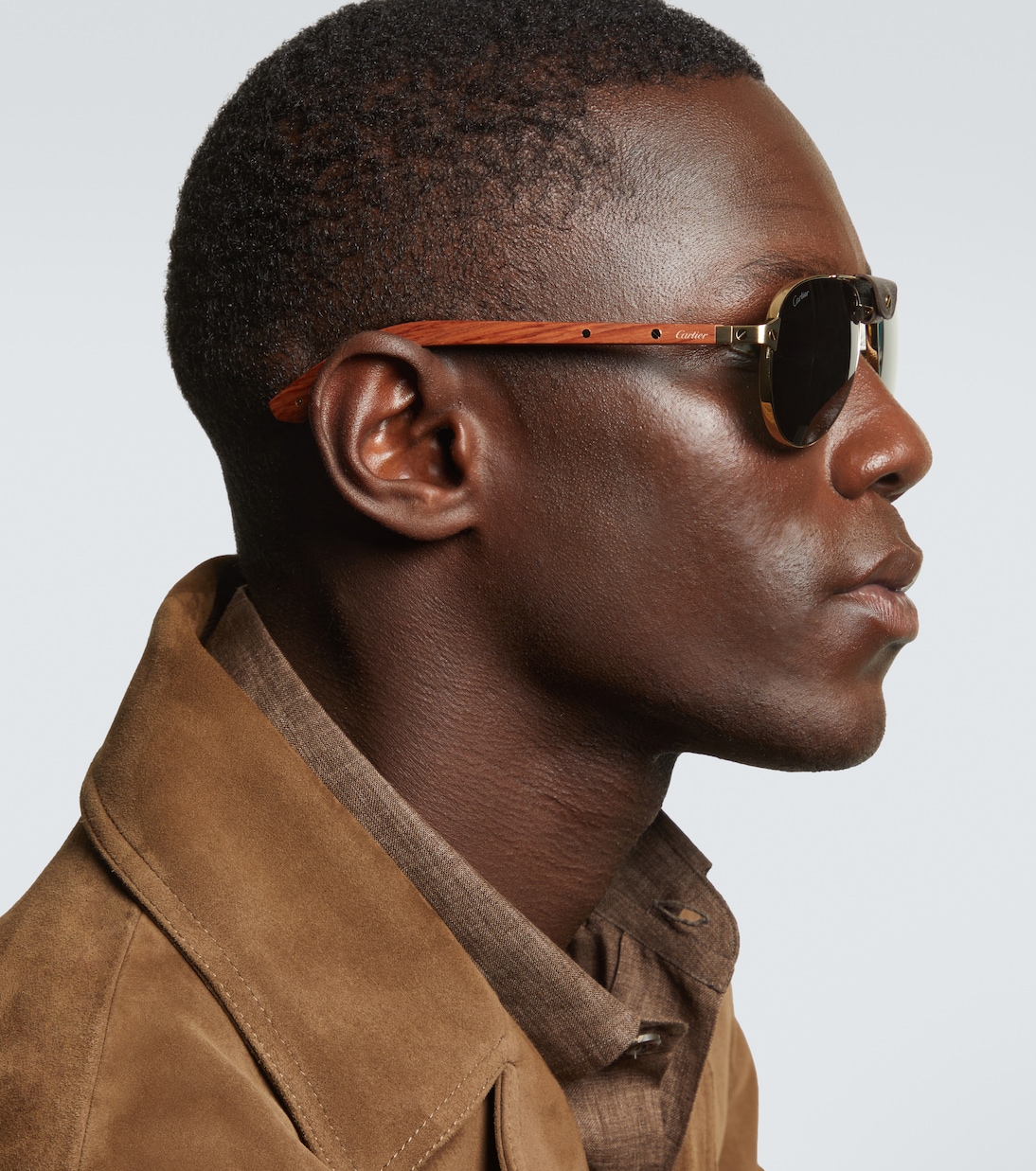 Gafas de sol de aviador Santos De Cartier | Cartier Eyewear Collection