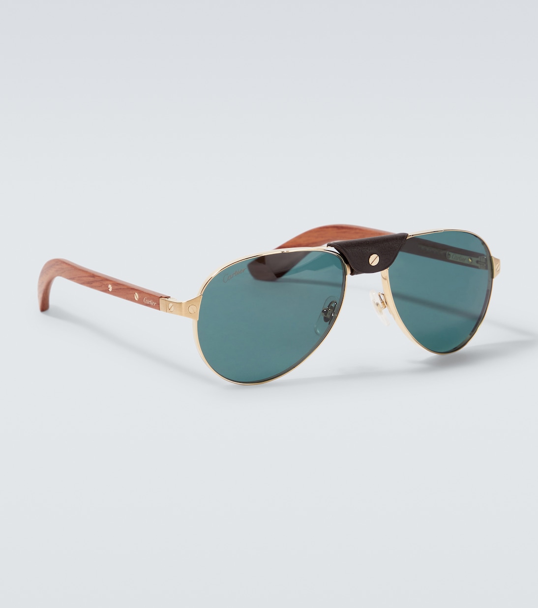 Occhiali aviator Santos De Cartier | Cartier Eyewear Collection