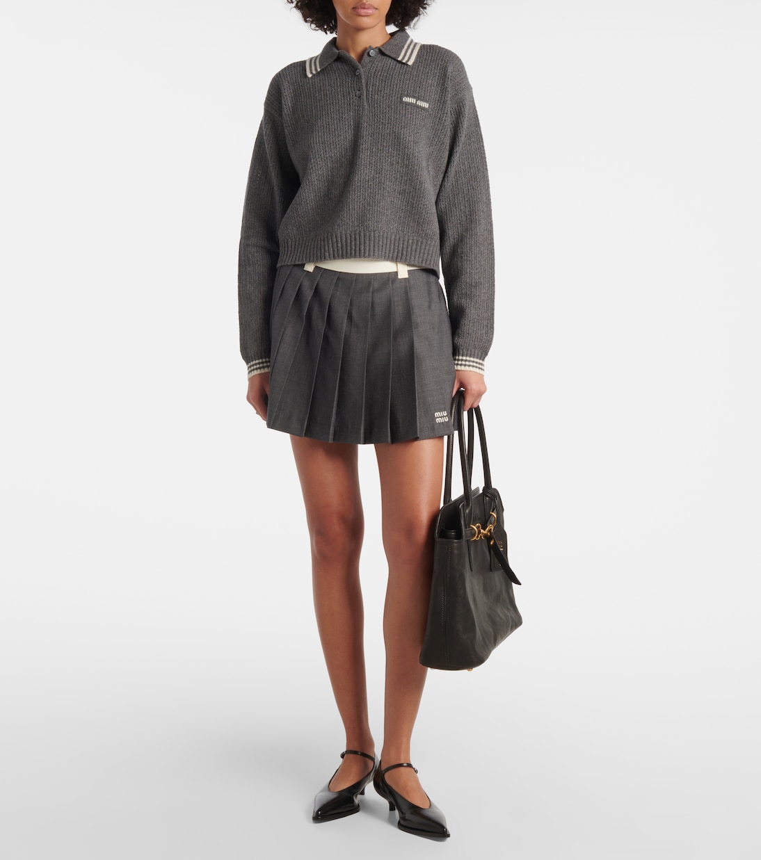 Pullover aus Kaschmir und Wolle | Miu Miu