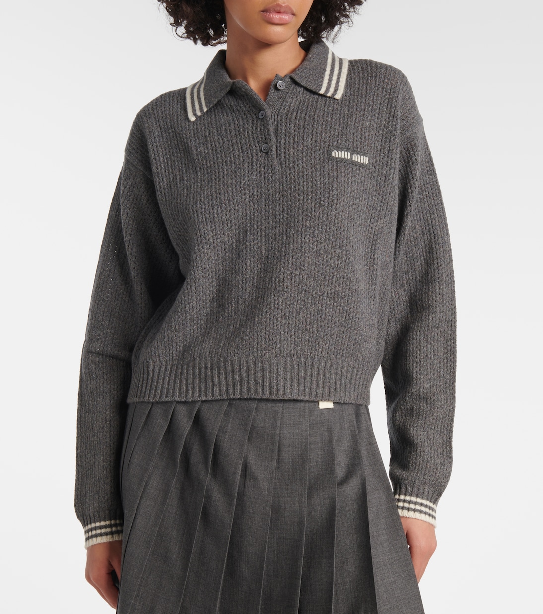 Pullover aus Kaschmir und Wolle | Miu Miu