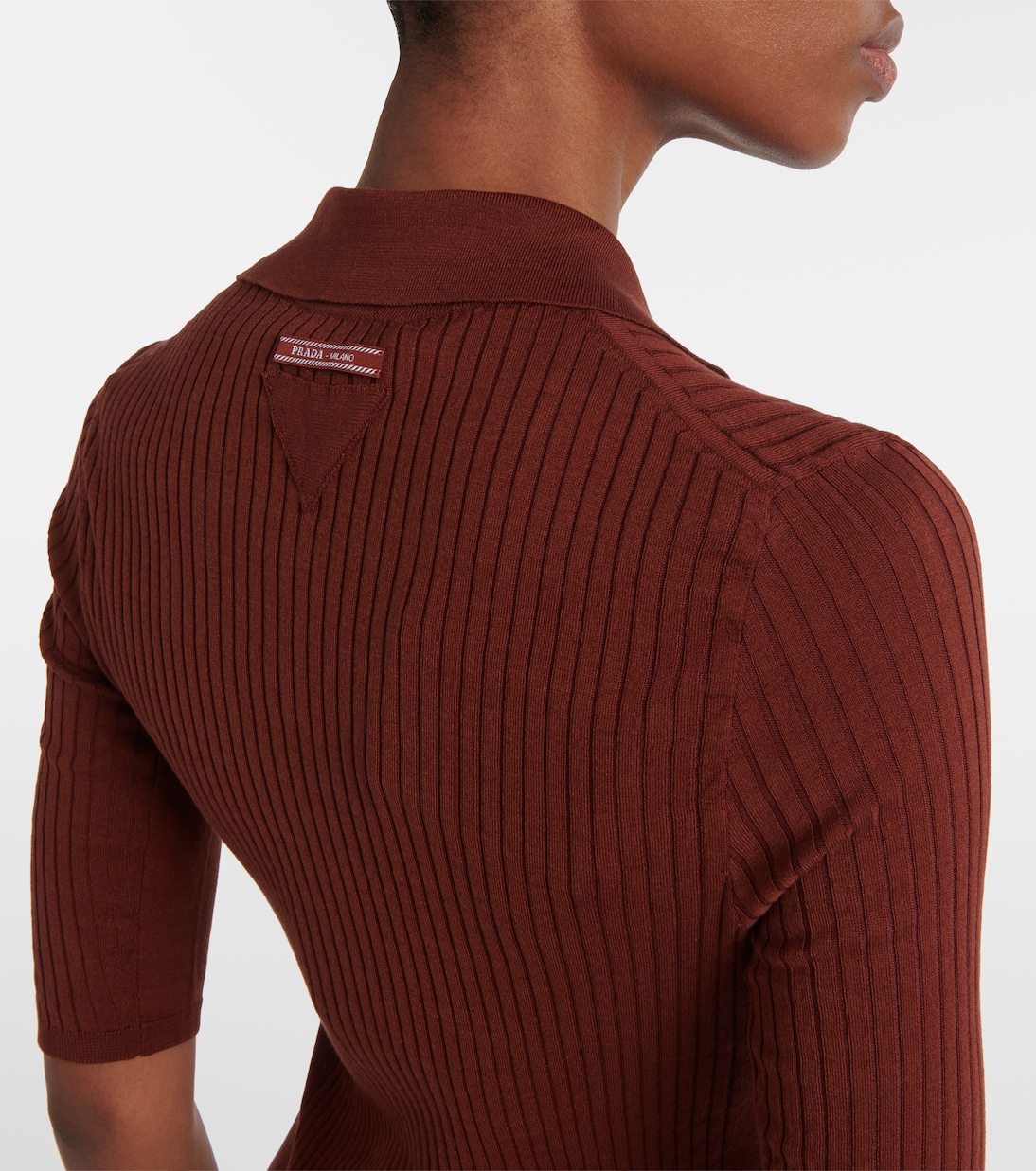 Polo en mezcla de algodón | Prada