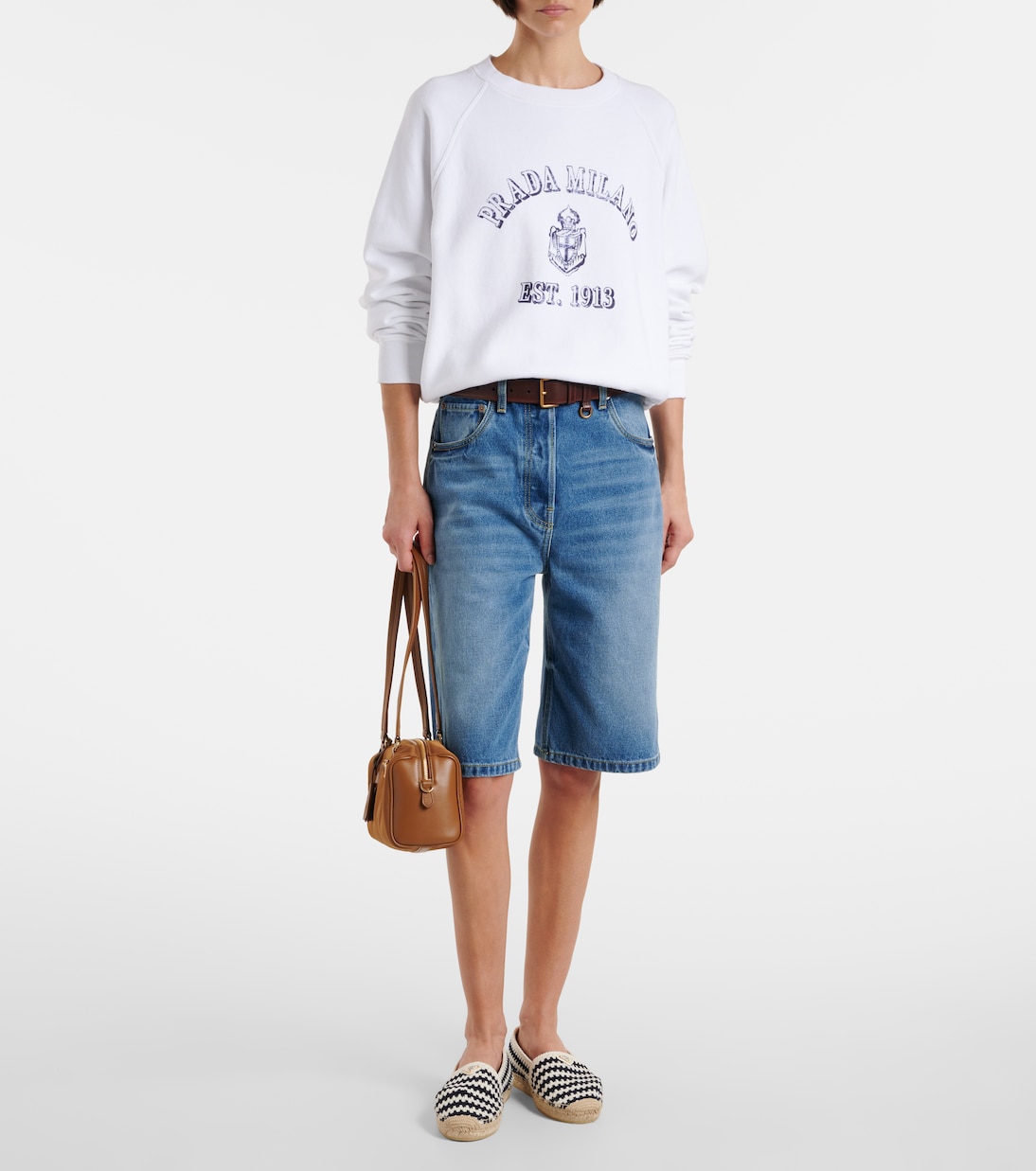 Espadrilles aus Häkelstrick | Prada