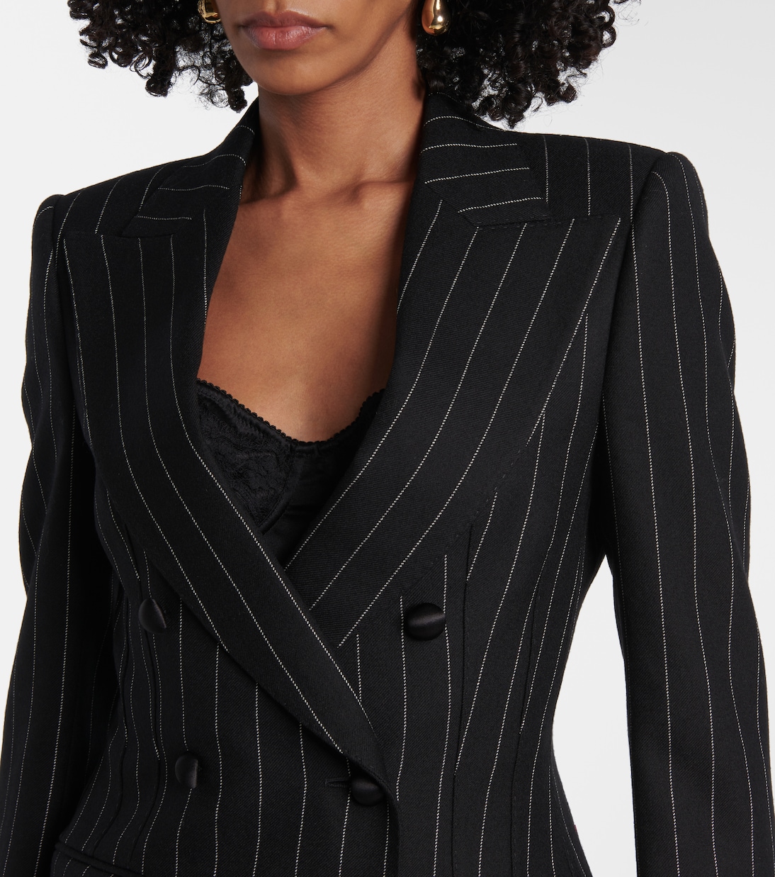 Blazer in lana a righe | Dolce&Gabbana
