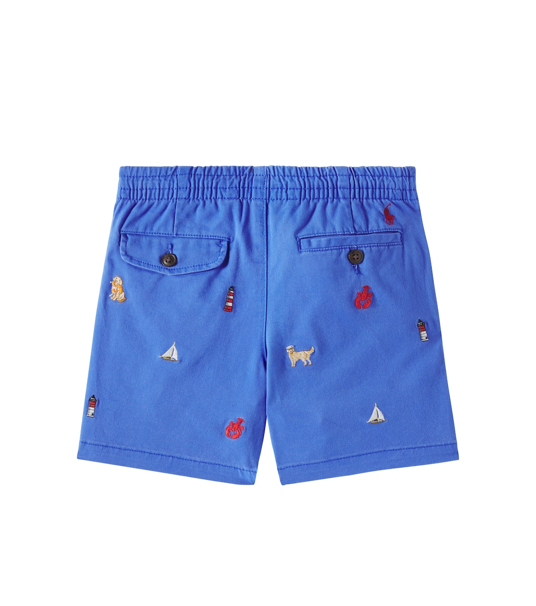 Embroidered cotton shorts | Polo Ralph Lauren Kids