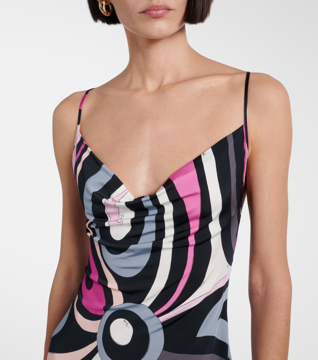 Abito corto Marmo in raso | Pucci