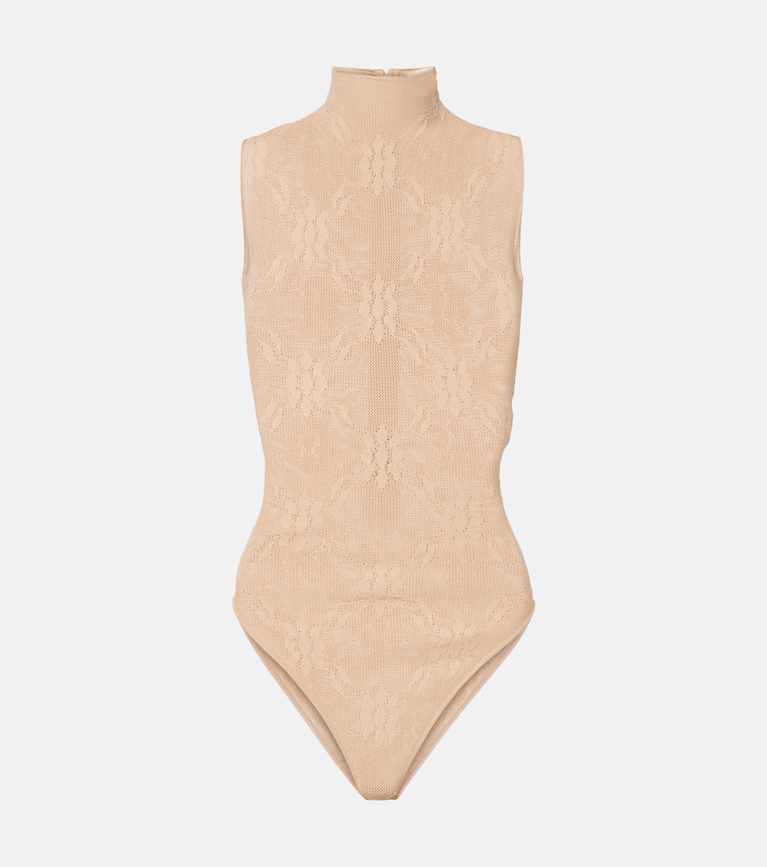 Body de encaje con cuello alto  | Victoria Beckham