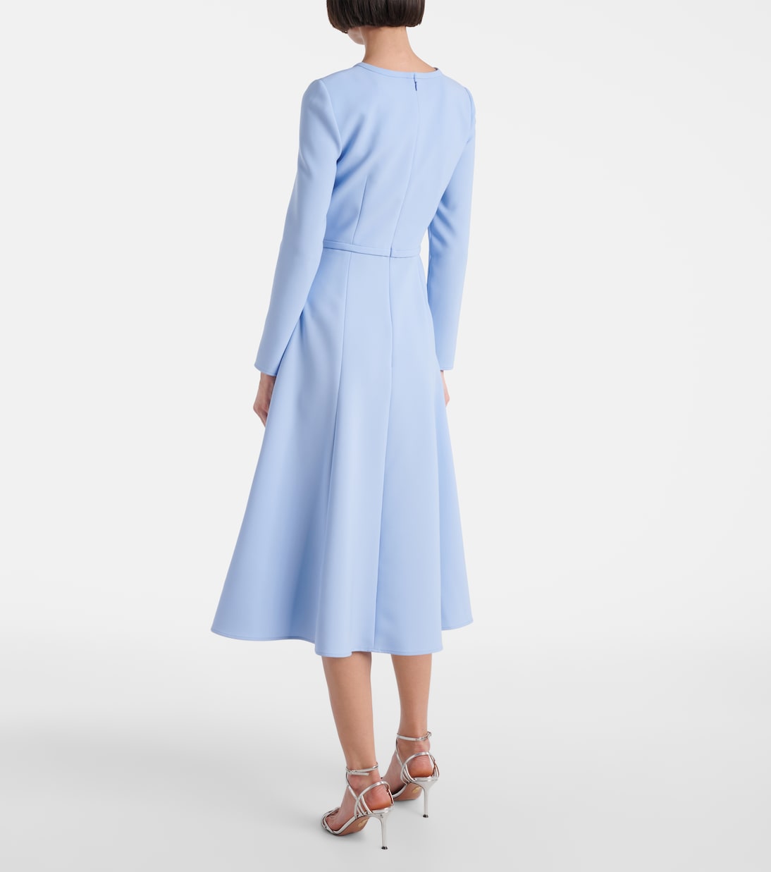 Abito midi in crêpe con fiocchi | Carolina Herrera