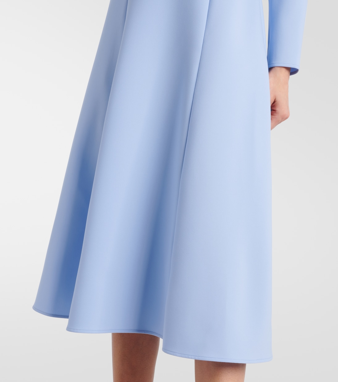 Abito midi in crêpe con fiocchi | Carolina Herrera