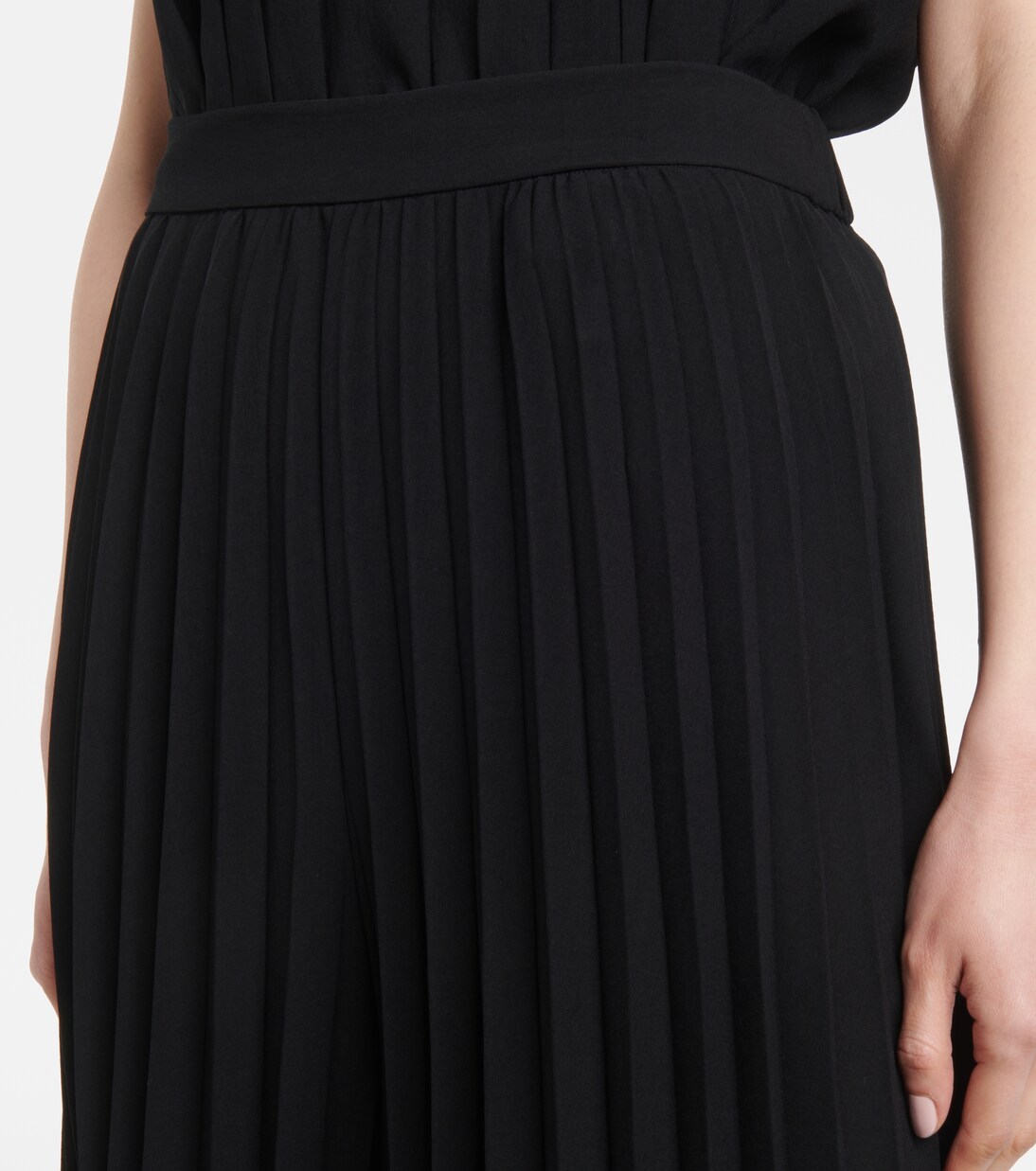 Anvers Airy plissé cropped culottes | Joseph