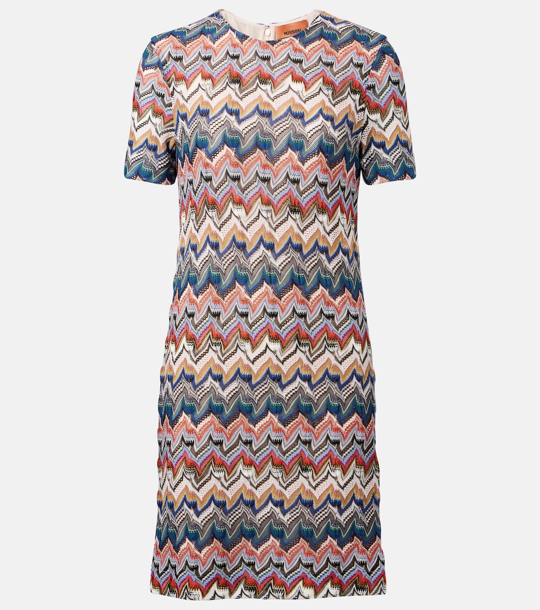 Zigzag lamé minidress | Missoni