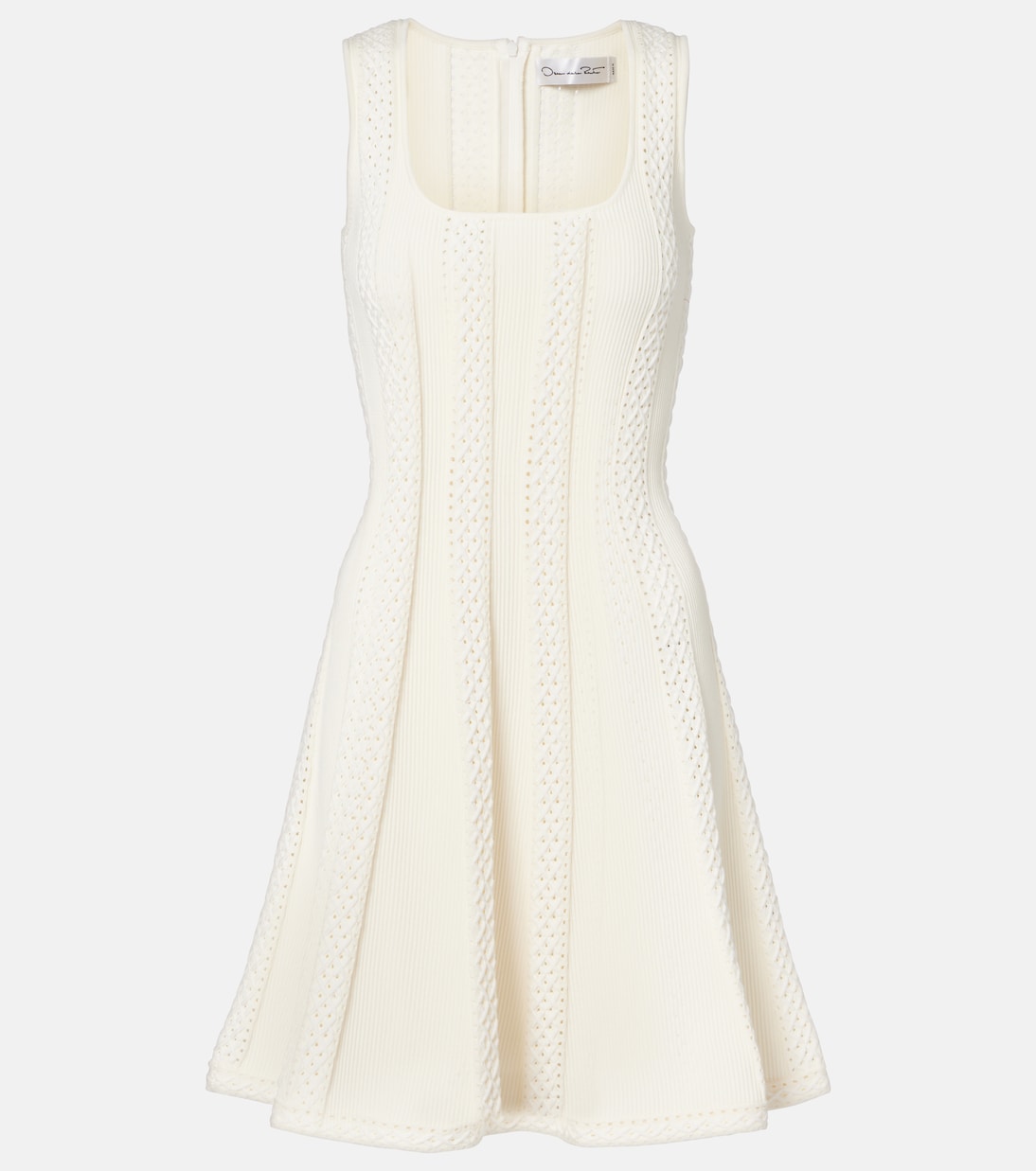Miniabito in maglia traforata | Oscar de la Renta