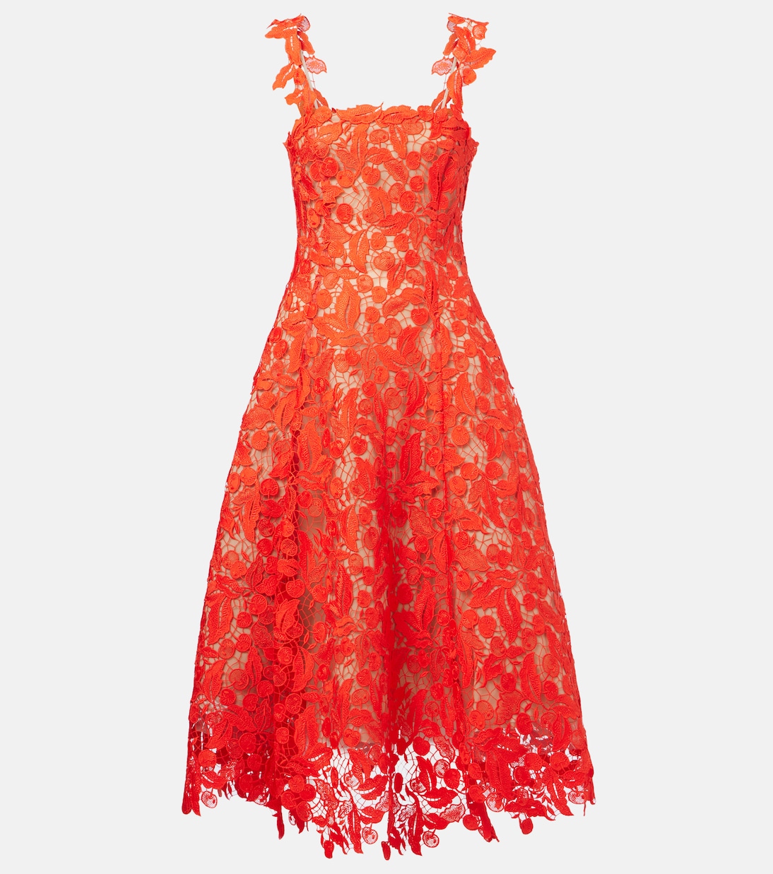Guipure lace cocktail dress | Oscar de la Renta