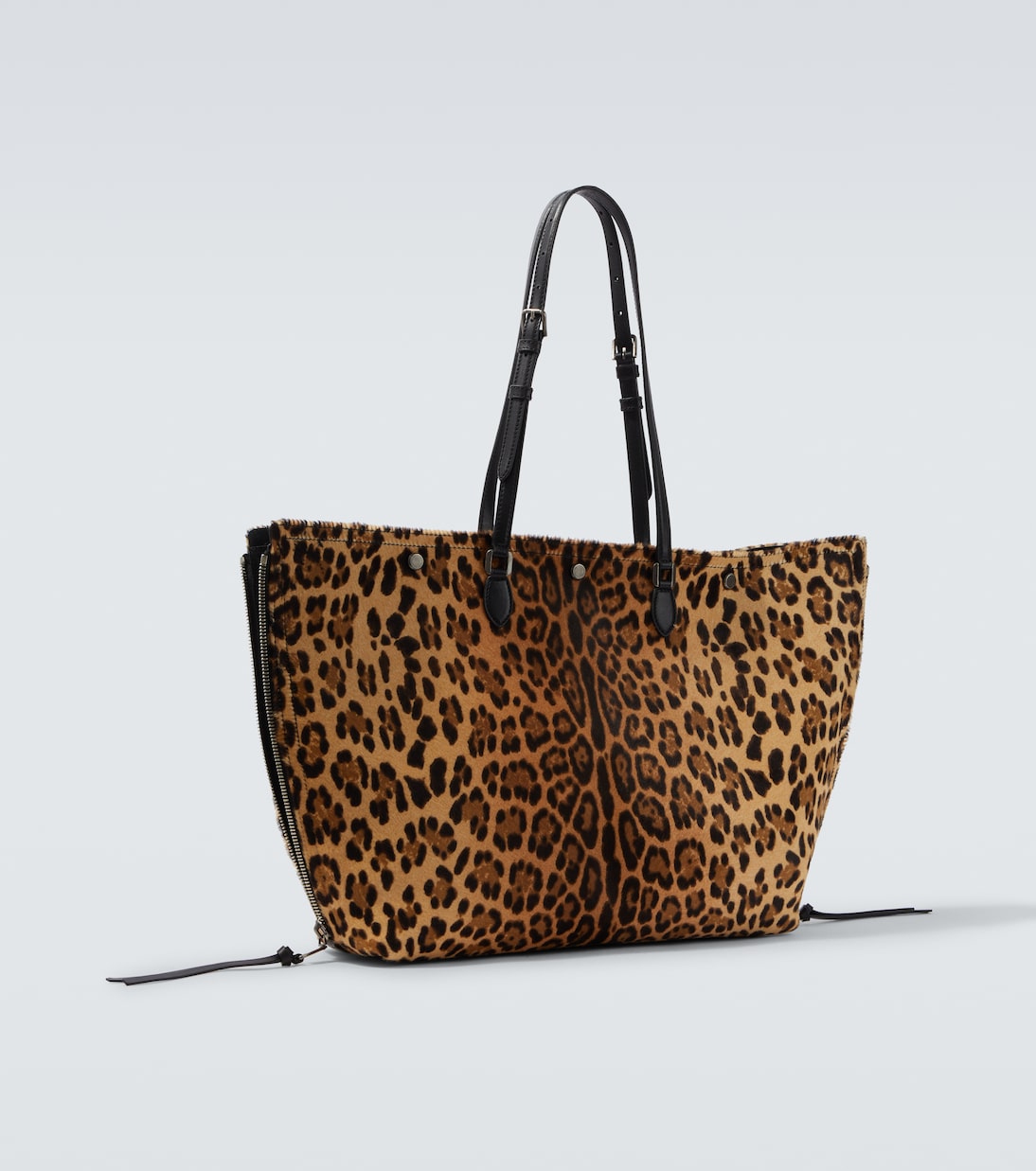 Cabas Atene en cuir façon poulain à motif léopard | Dolce&Gabbana
