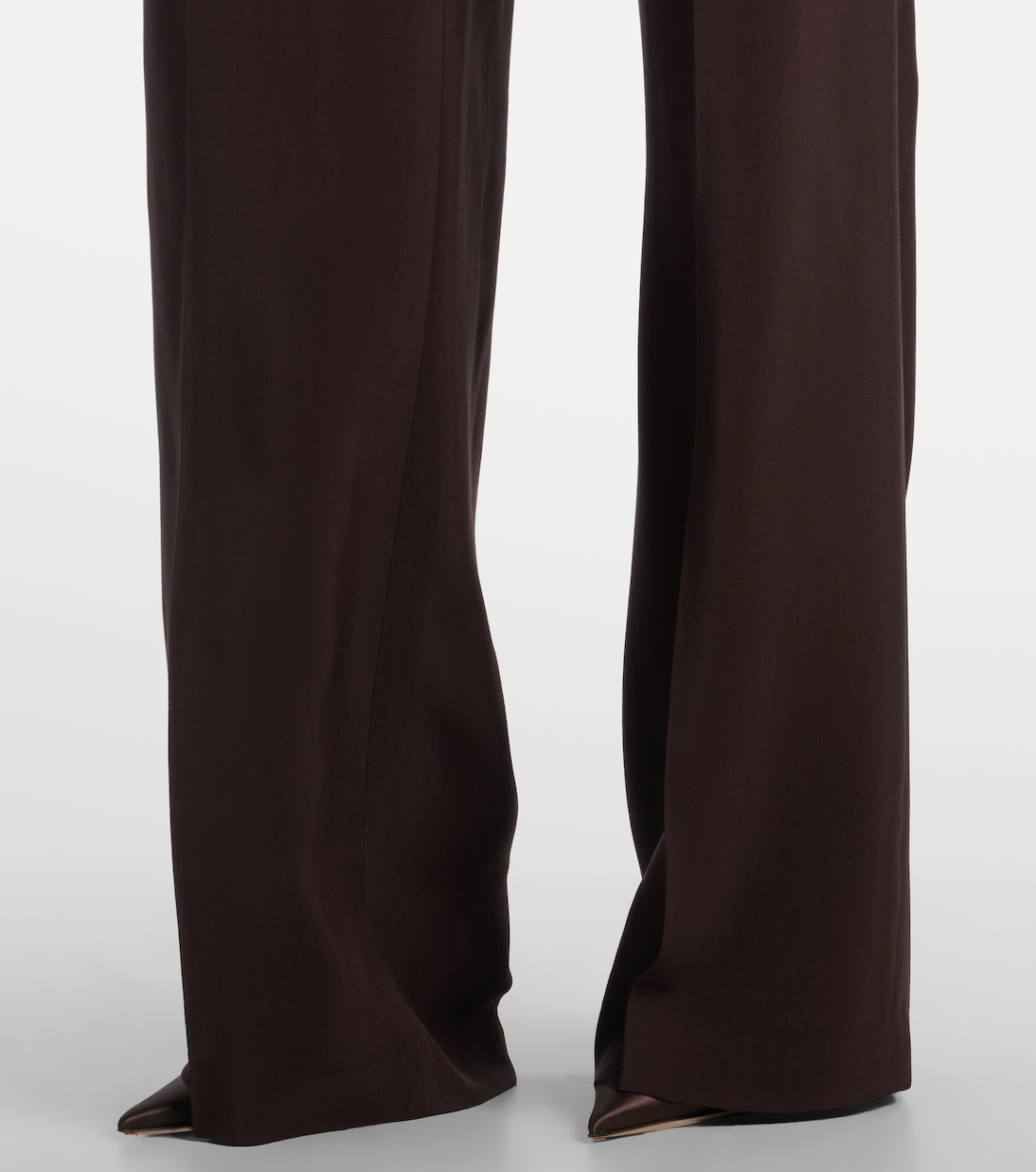 Pleated high-rise wide-leg pants | Tom Ford