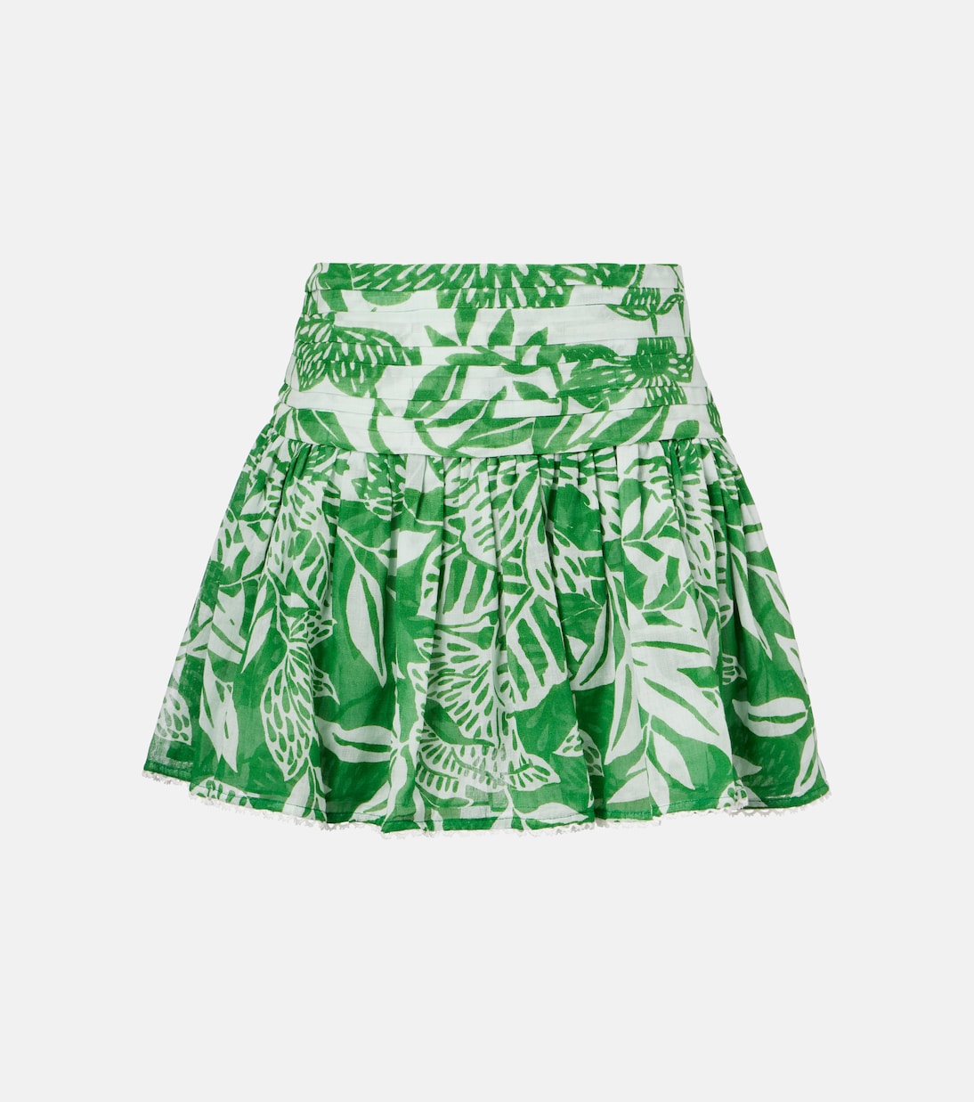 Minifalda Colleen de algodón floral | Poupette St Barth