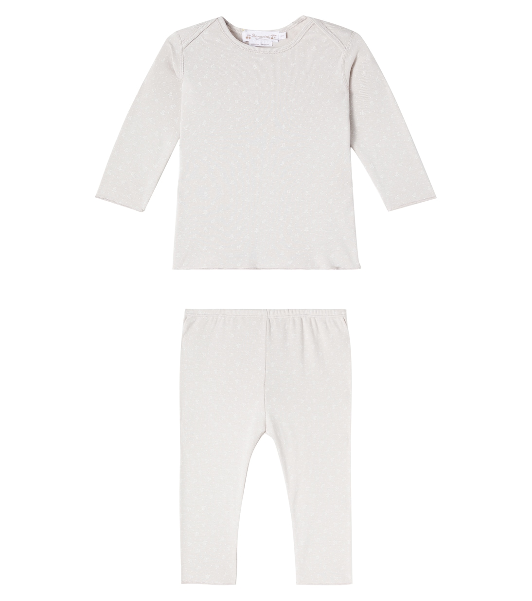 Baby Timi cotton T-shirt and pants set | Bonpoint