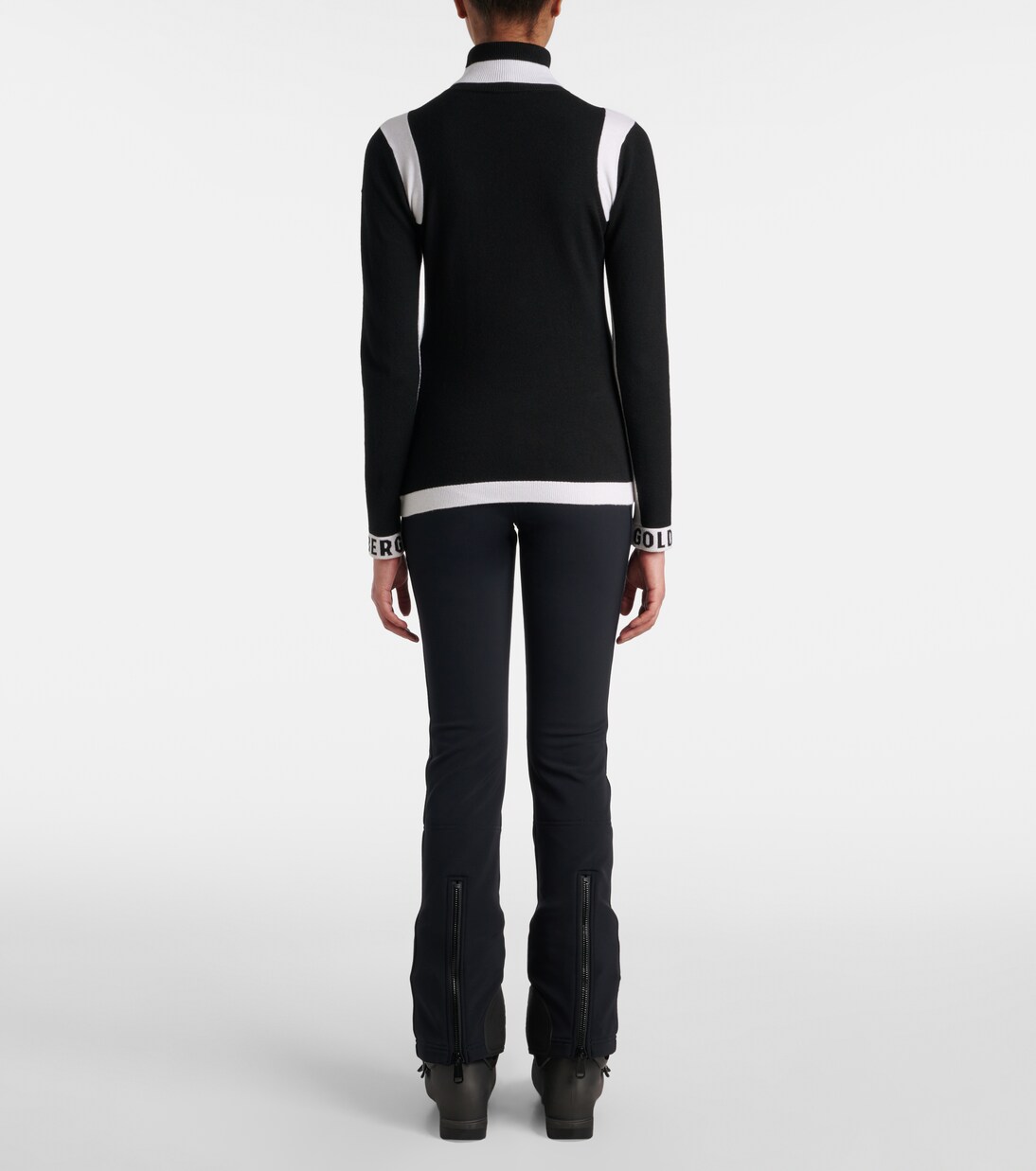 Noemi intarsia turtleneck sweater | Goldbergh