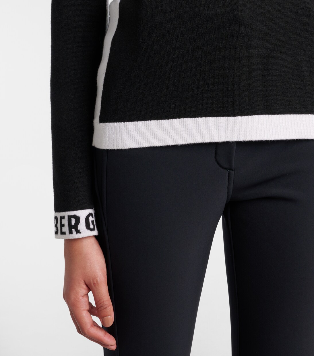 Noemi intarsia turtleneck sweater | Goldbergh
