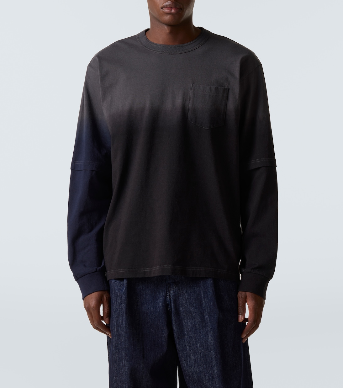 Dyed cotton sweatshirt | Sacai