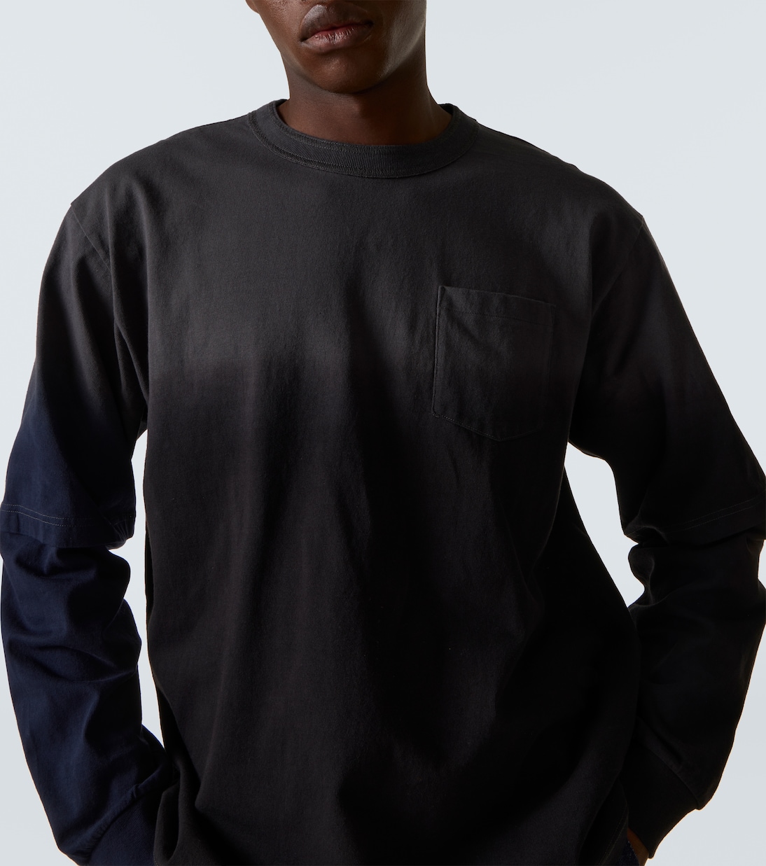 Dyed cotton sweatshirt | Sacai