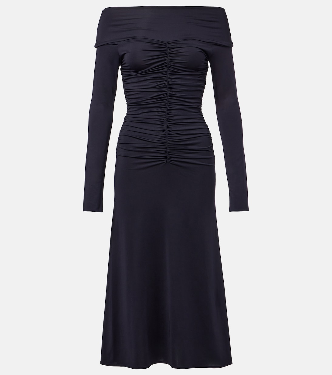 Vestido largo Callie de jersey fruncido | Altuzarra