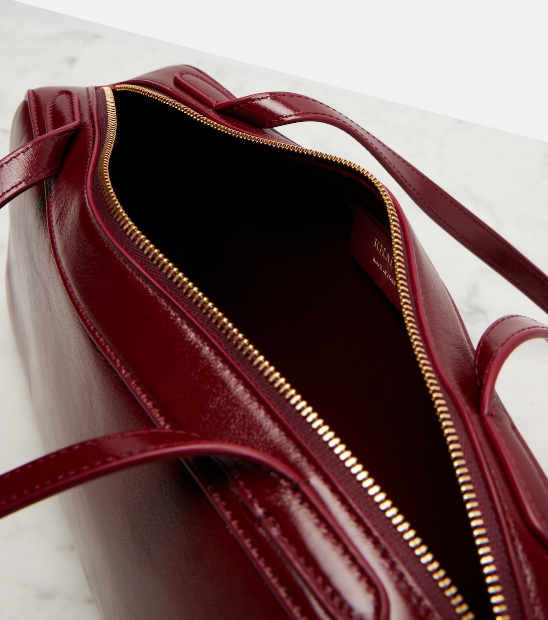 Sac Simona en cuir verni | Khaite