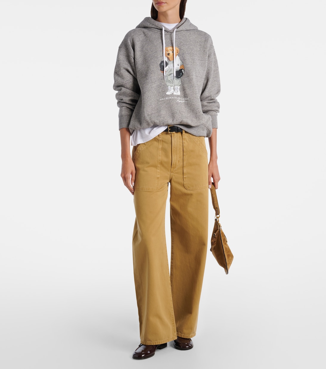 Sweat-shirt Polo Bear imprimé en coton mélangé | Polo Ralph Lauren