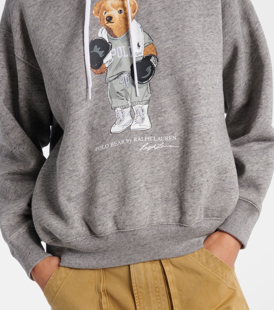 Sweat-shirt Polo Bear imprimé en coton mélangé | Polo Ralph Lauren