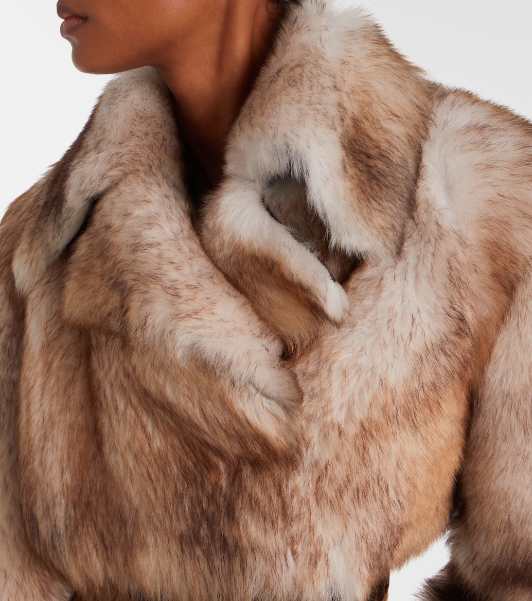 Cropped-Jacke Stallone aus Shearling | Khaite