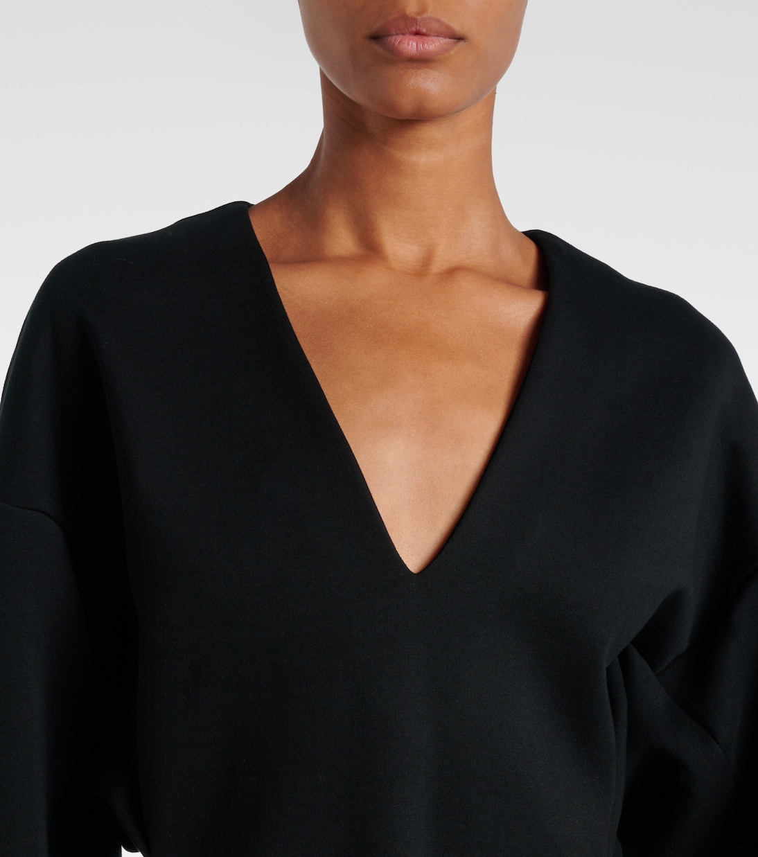 Robe midi en coton mélangé | Plan C