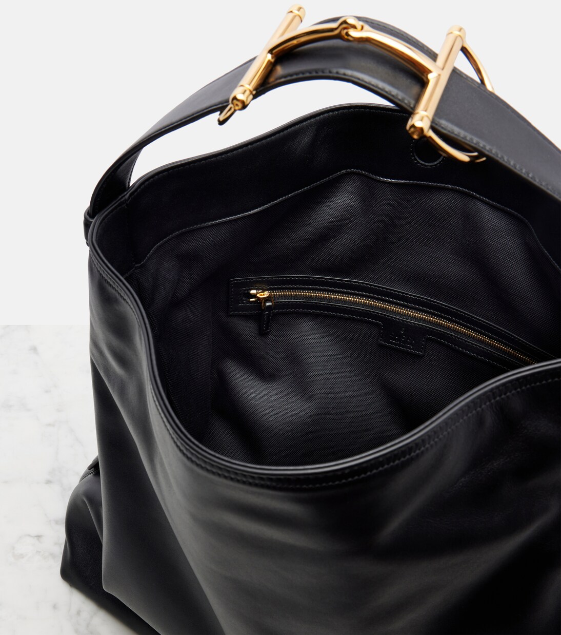 Gucci Softbit L号皮革单肩包 | Gucci